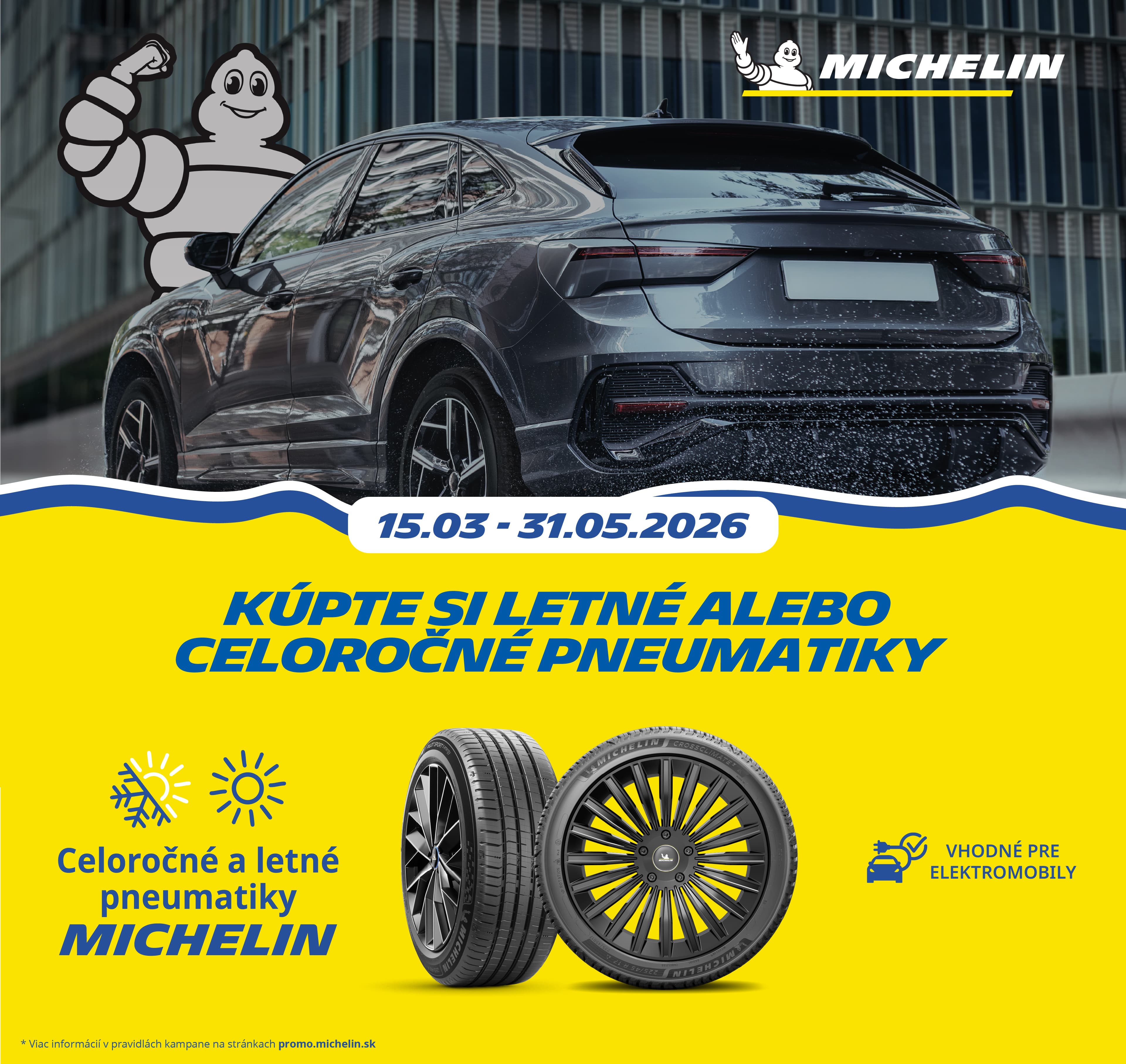 Kúpili ste pneumatiky?<br/>
Zaregistrujte svoj nákup a získajte odmenu!